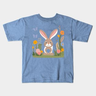 A Bunny's Easter Joy Kids T-Shirt